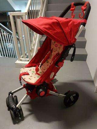 Quicksmart stroller in Cherry print