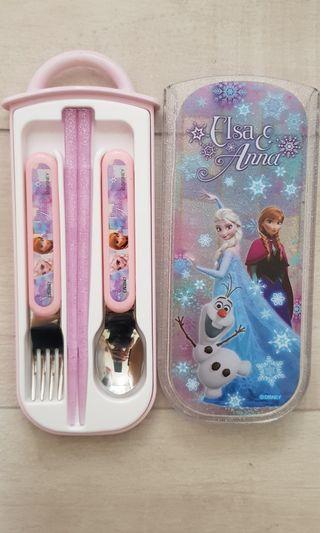 Baby kids stuff: Disney Frozen utensil travel set