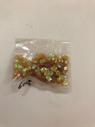 Yellow sequins