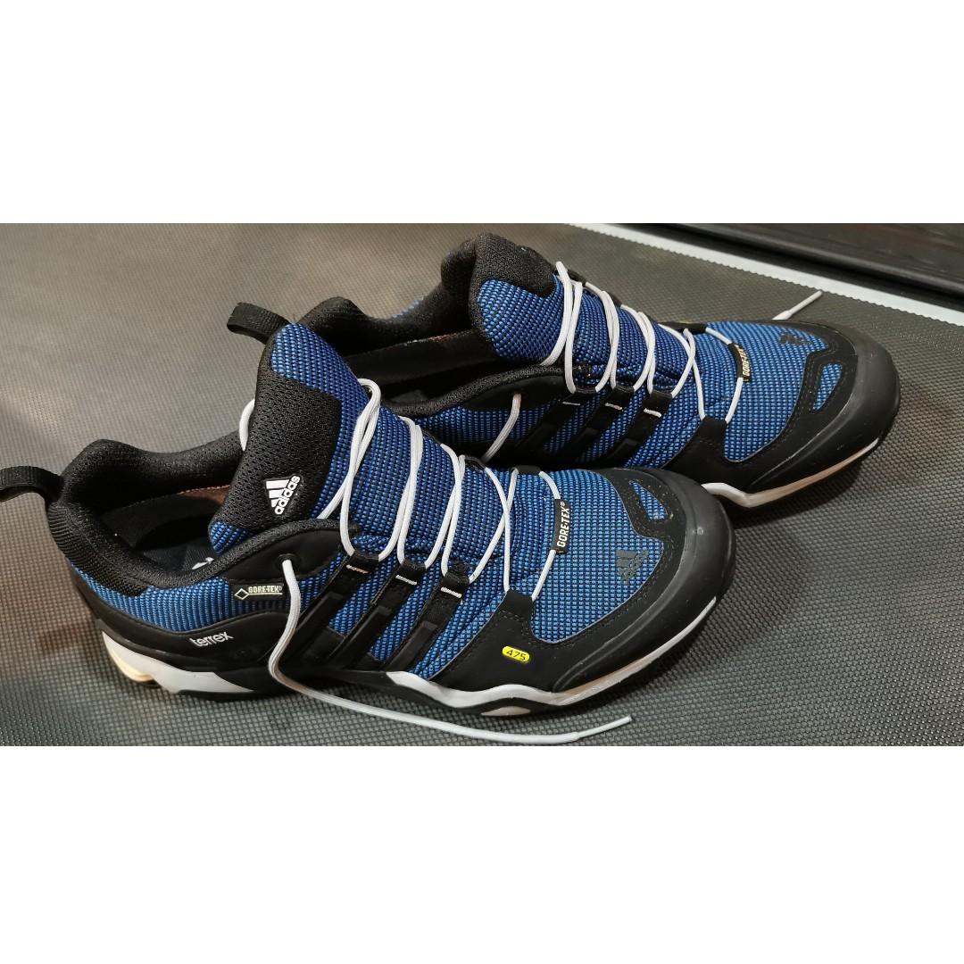 Vrijgekomen verhaal stel voor Adidas Terrex 475 Gore-Tex Ortholite Hiking Shoes, Sports Equipment, Sports  & Games, Racket and Ball Sports on Carousell