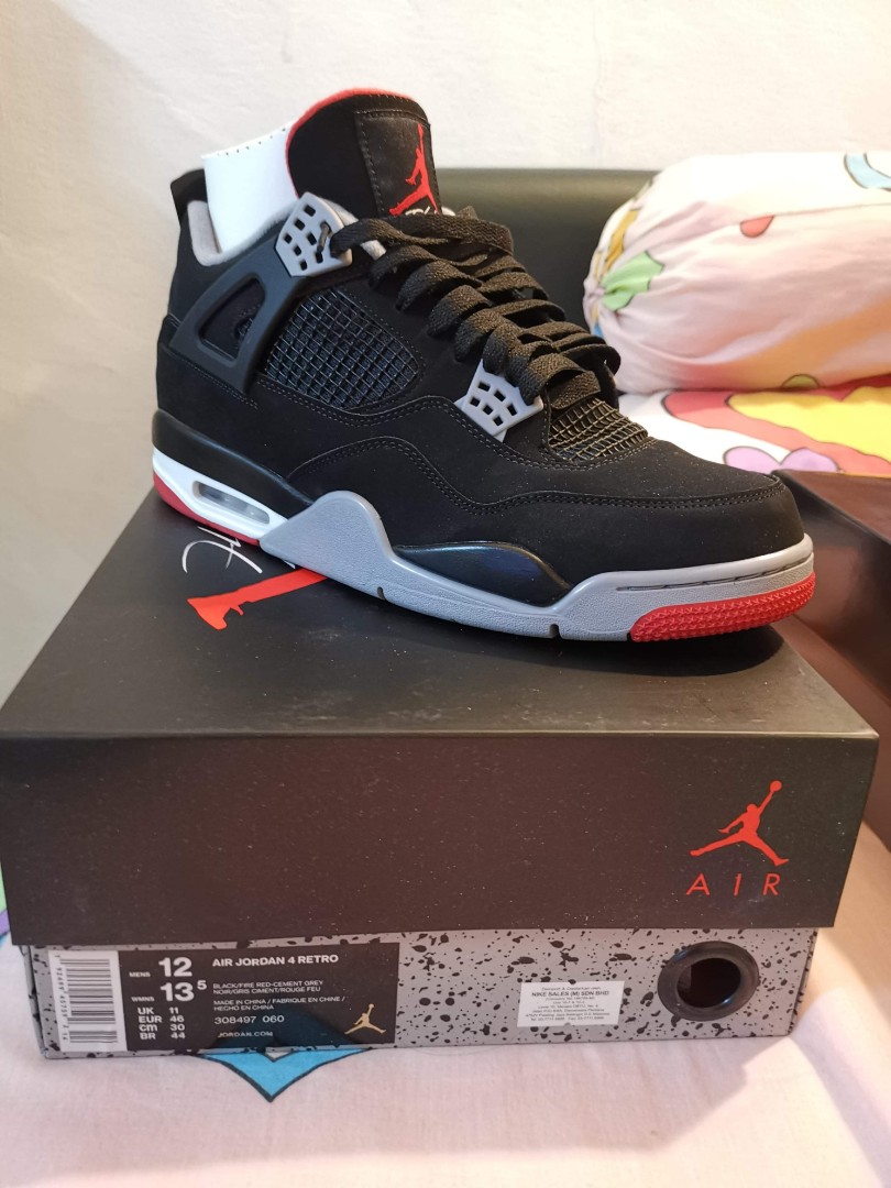 jordan 4 black cement 2019