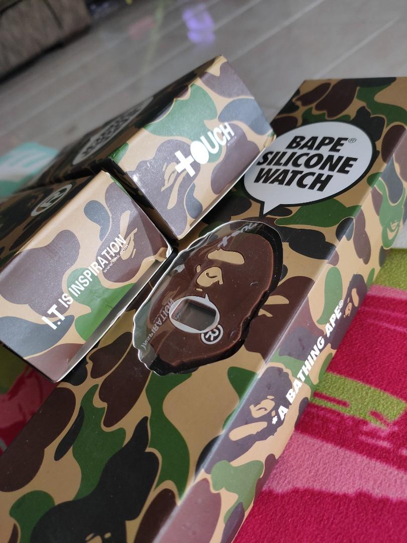 Bape silicone watch 2025