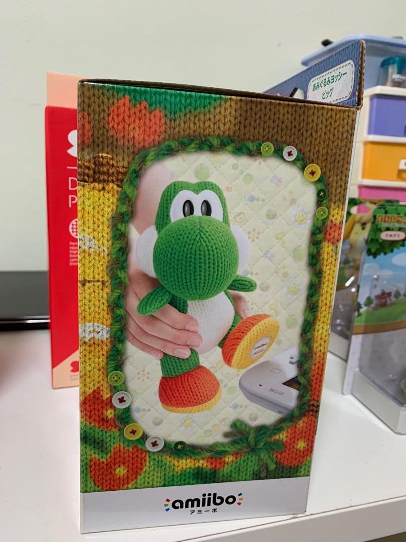 Big Giant Yoshi Amiibo Plush Yoshi Uru World Yoshi's Woolly World Mega