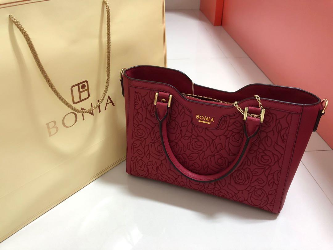Bonia online red bag