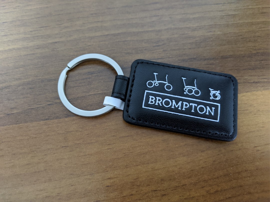 Brompton Logo Collection Keyring