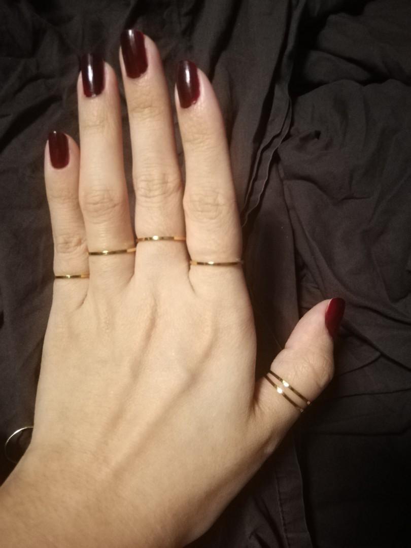 Bts V Taehyung Thin Ring Gold Titanium Thin Stack Rings Women S Fashion Jewelry Organizers Rings On Carousell Bts V Taehyung Thin Ring Gold Titanium Thin Stack Rings Women S Fashion Jewelry Organizers Rings On Carousell