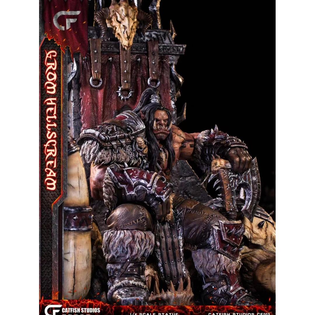CatFish Studios Grommash Hellscream World of Warcraft, Hobbies & Toys