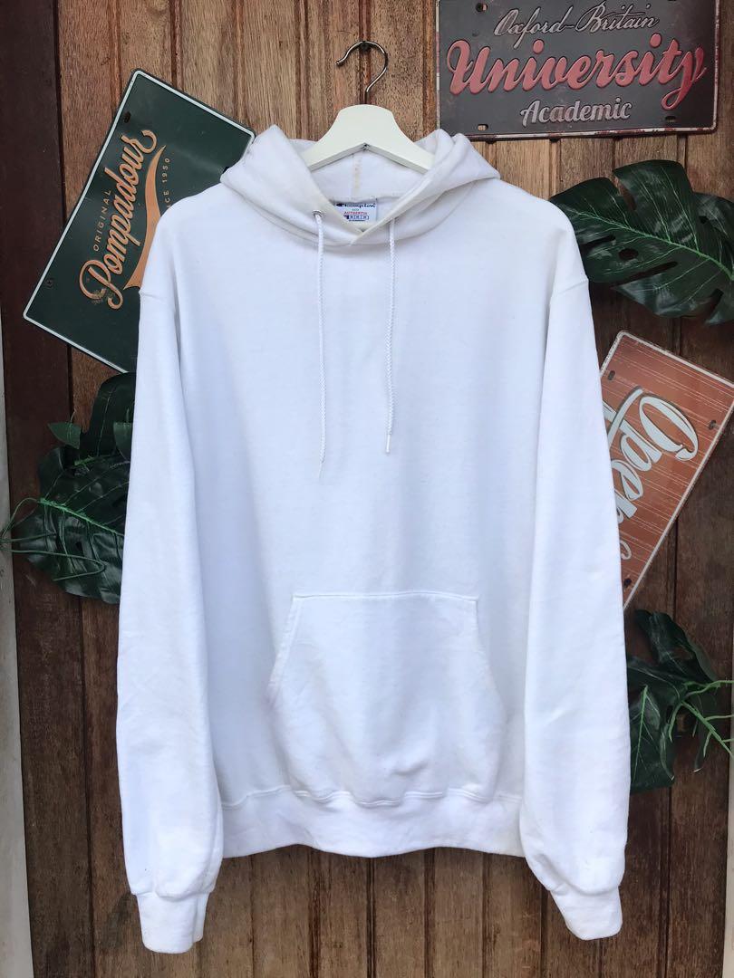 Plain white cheap champion hoodie
