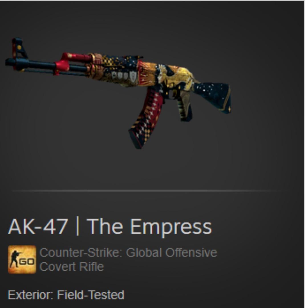CSGO AK-47 | The Empress (Field-Tested) & AWP | Redline (Minimal Wear ...