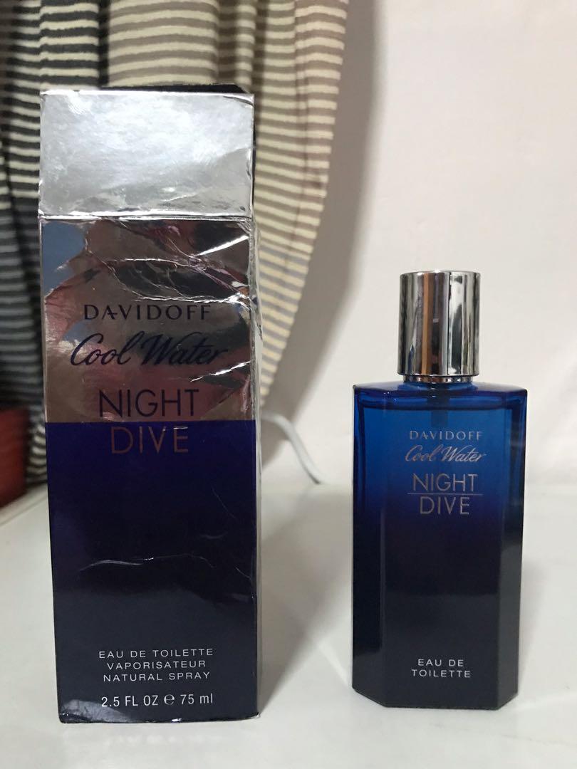 Davidoff Cool Water Night Dive 75ml Health Beauty Perfumes Deodorants On Carousell