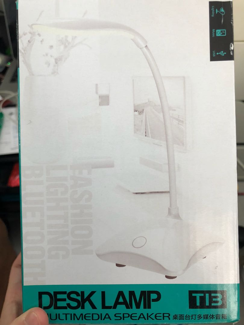 DESK LAMP + SPEAKER, TV & Home Appliances, TV & Entertainment