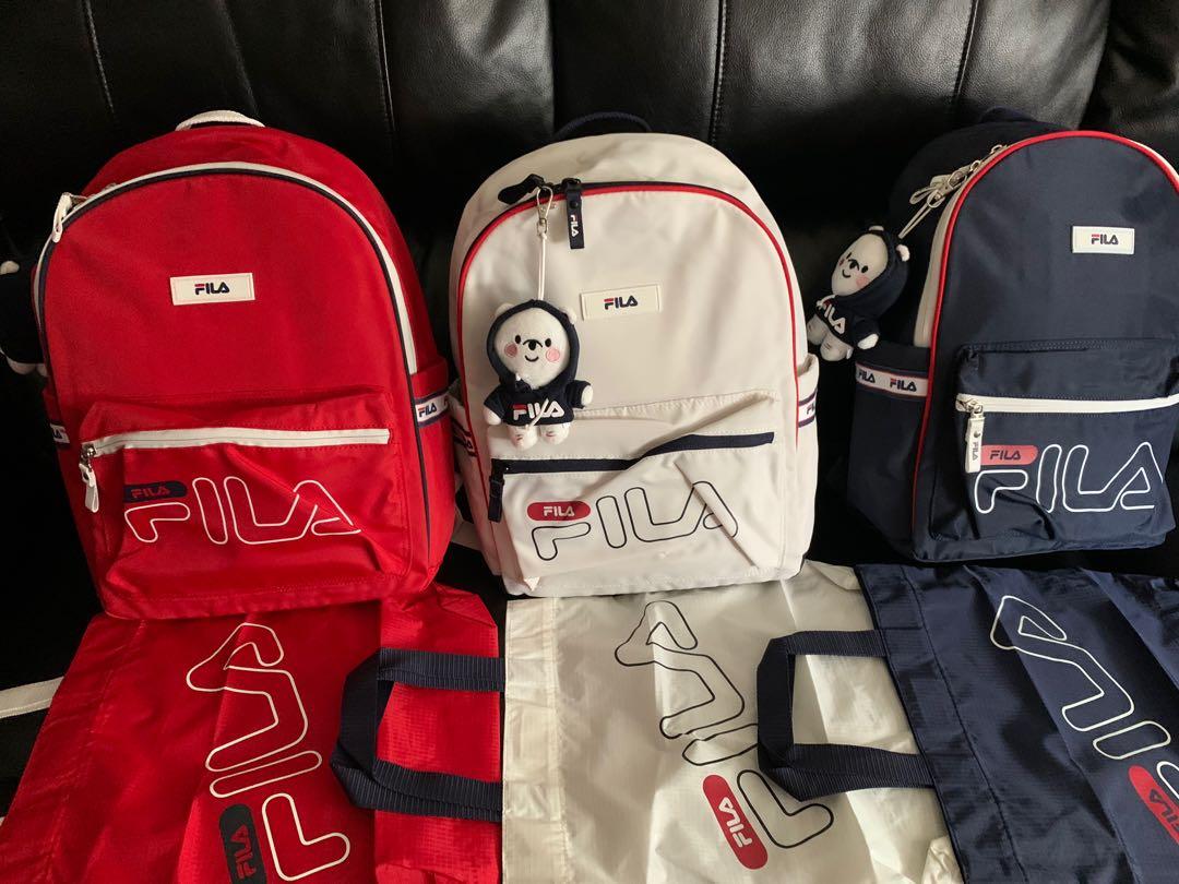 fila backpack womens red