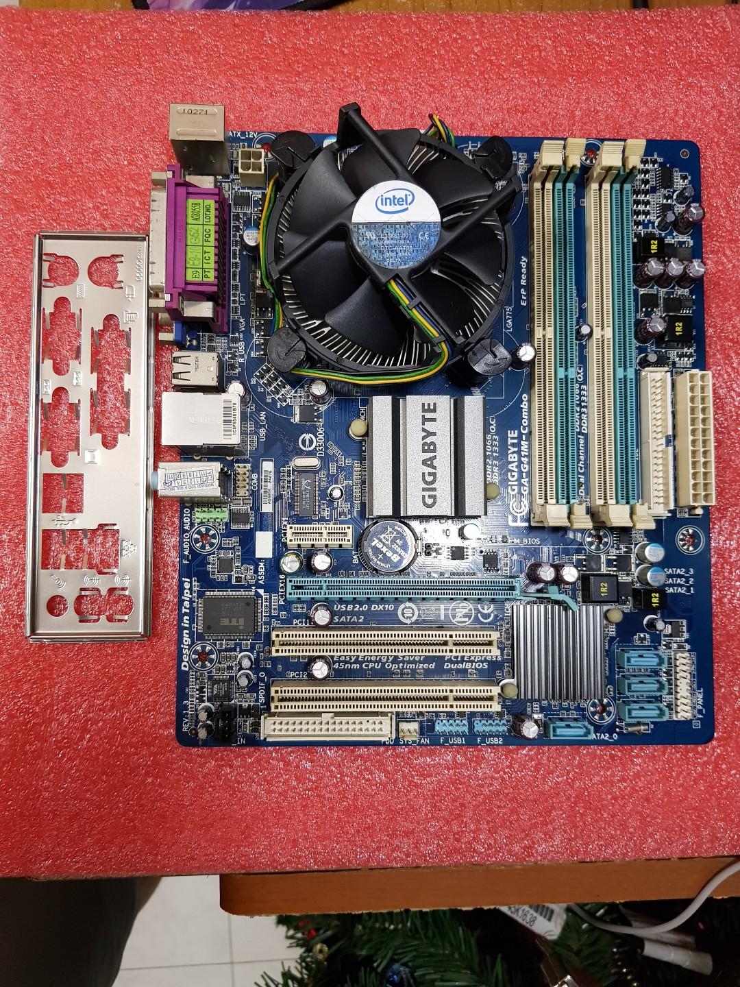 GIGABYTE G41M Motherboard, Computers & Tech, Parts & Accessories