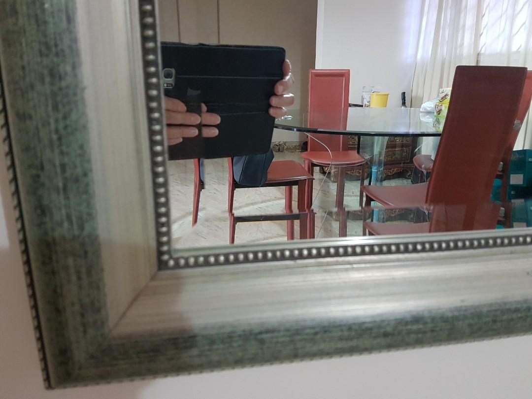 Huge wall mirror, Furniture & Home Living, Home Decor, Mirrors on Carousell