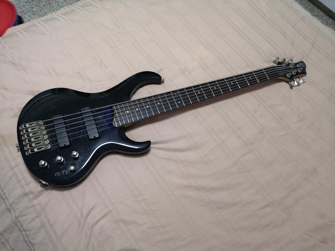 Ibanez btb406 qm 6 string electric bass for sale