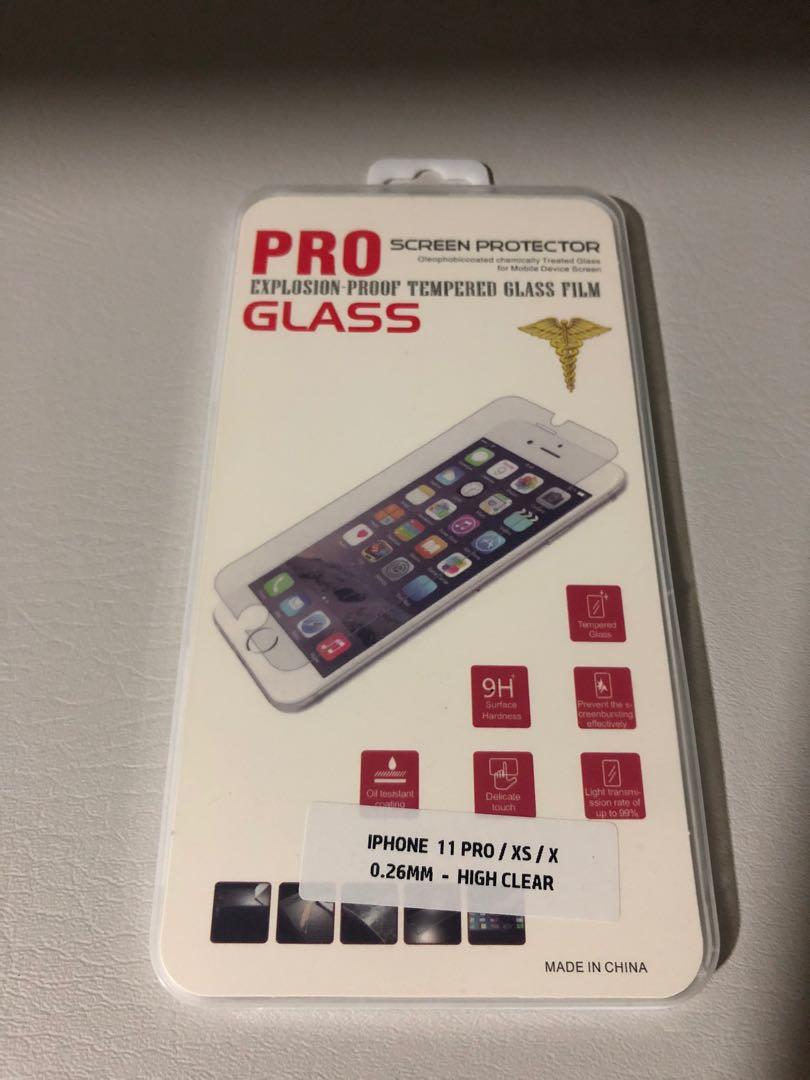 Iphone X Tempered Glass Screen Protector Mobile Phones Tablets Mobile Tablet Accessories Cases Sleeves On Carousell