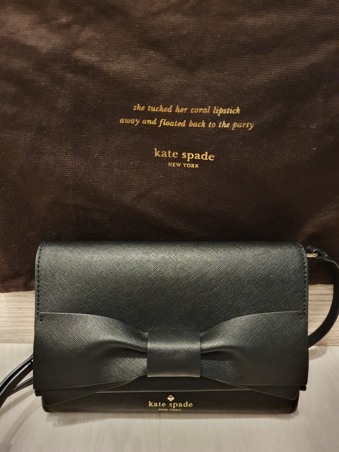 Kate spade bow crossbody bag clearance