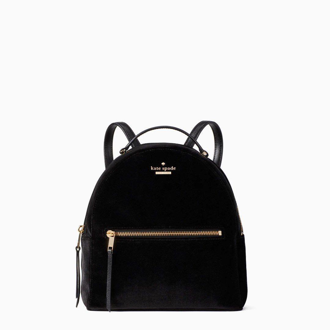 Kate spade shop backpack velvet