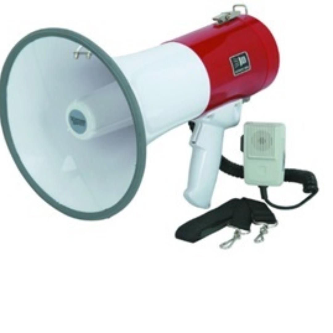 Loud hailer speaker clearance