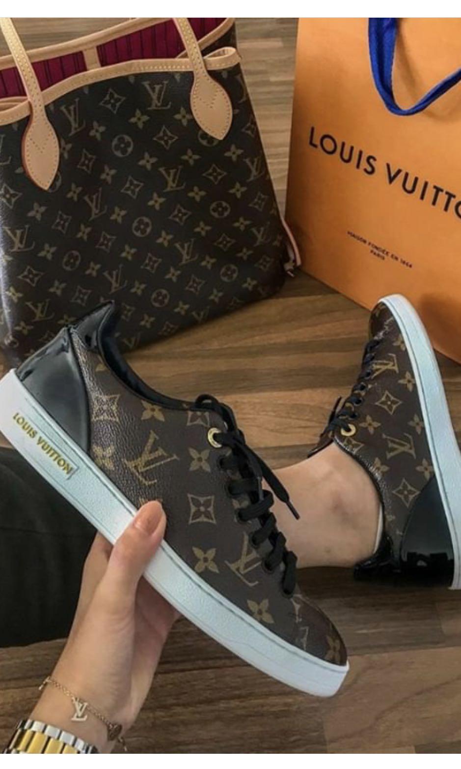 Shop Louis Vuitton Frontrow Trainer (SNEAKER FRONTROW, 1A1F4Q 1A1F4R,  1A1F4K 1A1F4M 1A1F4N 1A1F4O, 1A1F4C 1A1F4E 1A1F4G 1A1F4I ) by Mikrie
