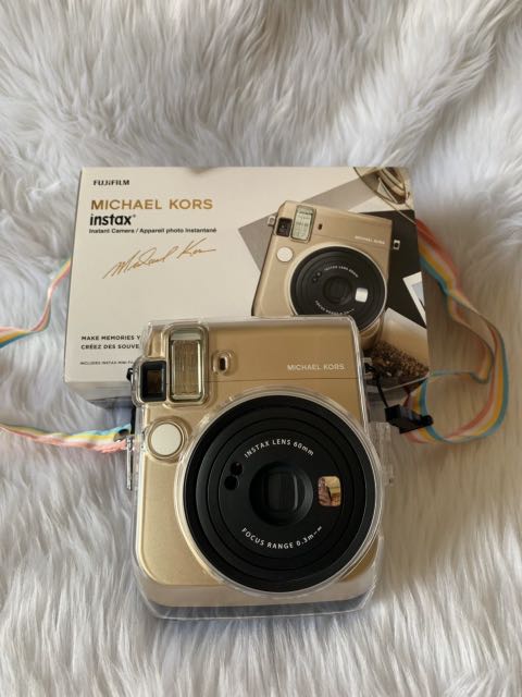Michael Kors x instax camera, Photography, Cameras on Carousell