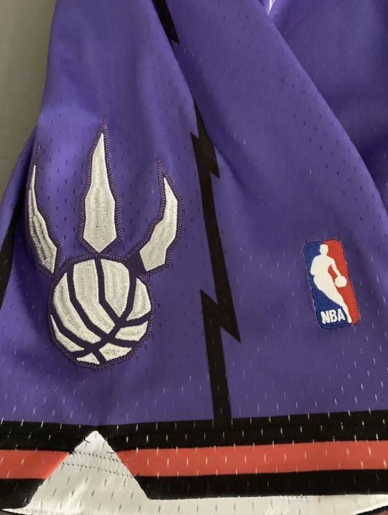 MITCHELL & NESS x JUST DON NBA TORONTO RAPTORS SHORTS PURPLE