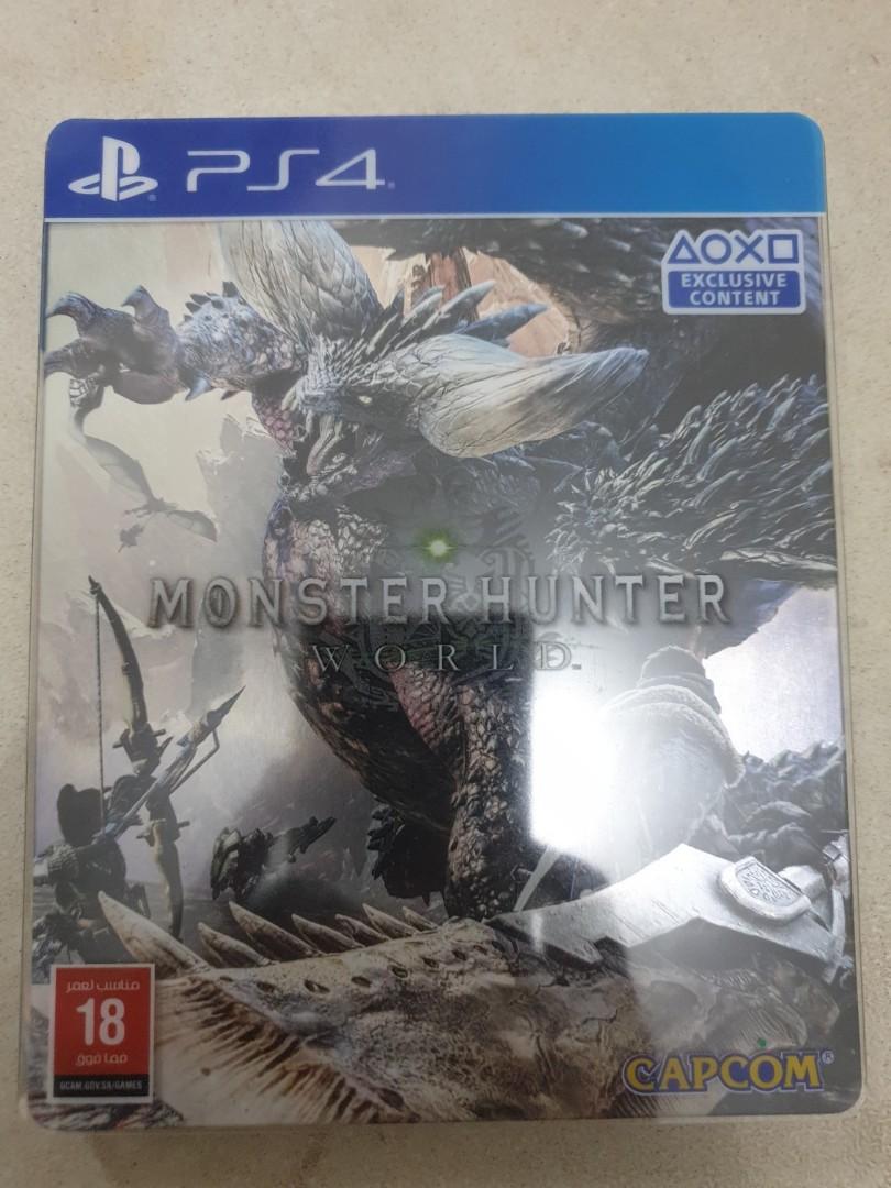 Monster Hunter World Special Ed Metal Case Video Gaming Video Games On Carousell