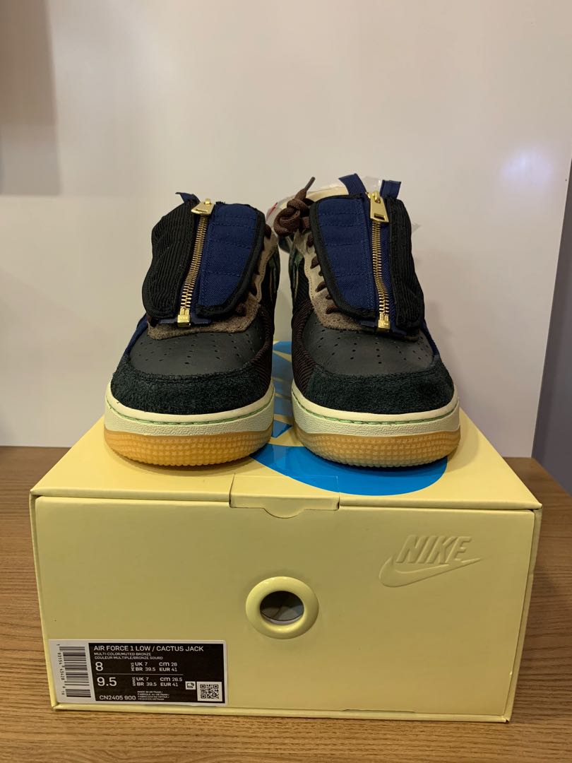 cactus jack af1 box