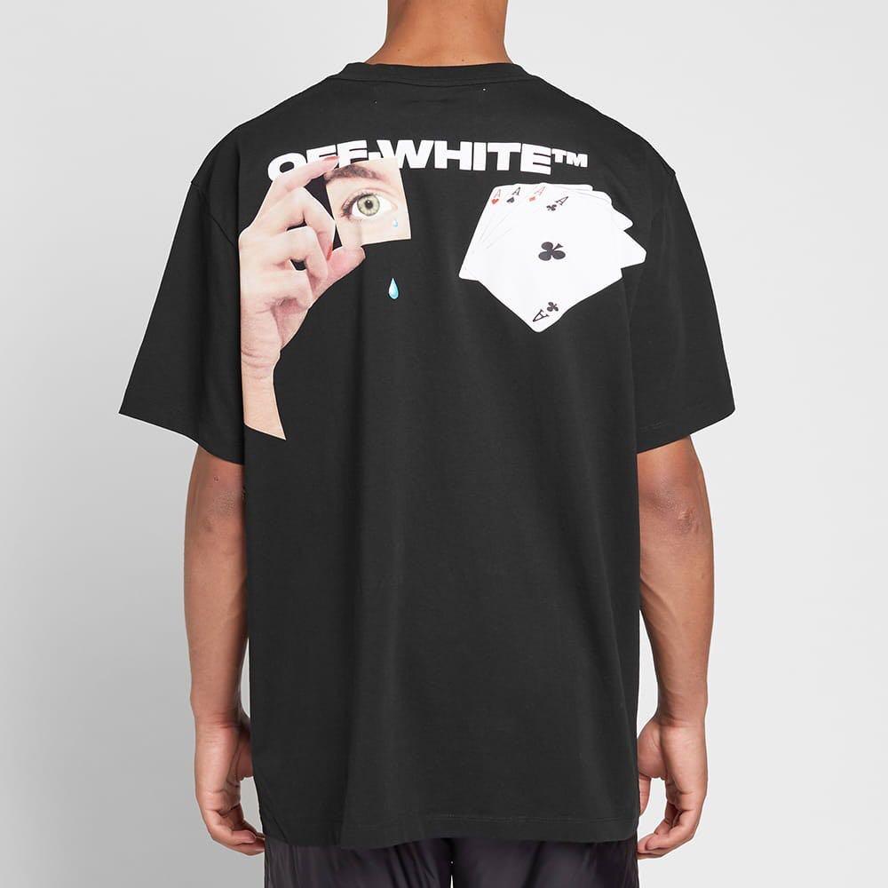 Off white cards shop shirt