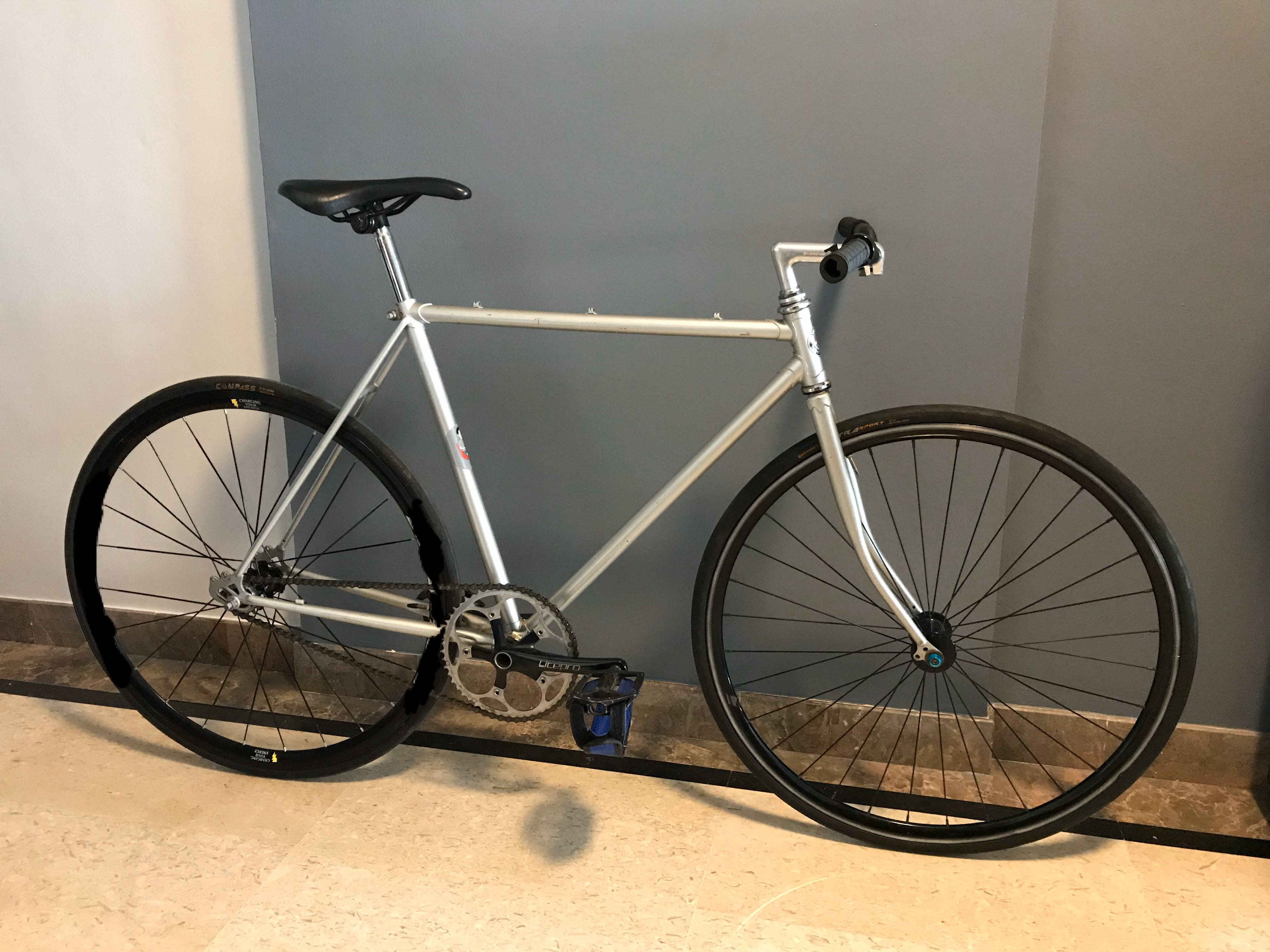 Lugged fixed cheap gear frame