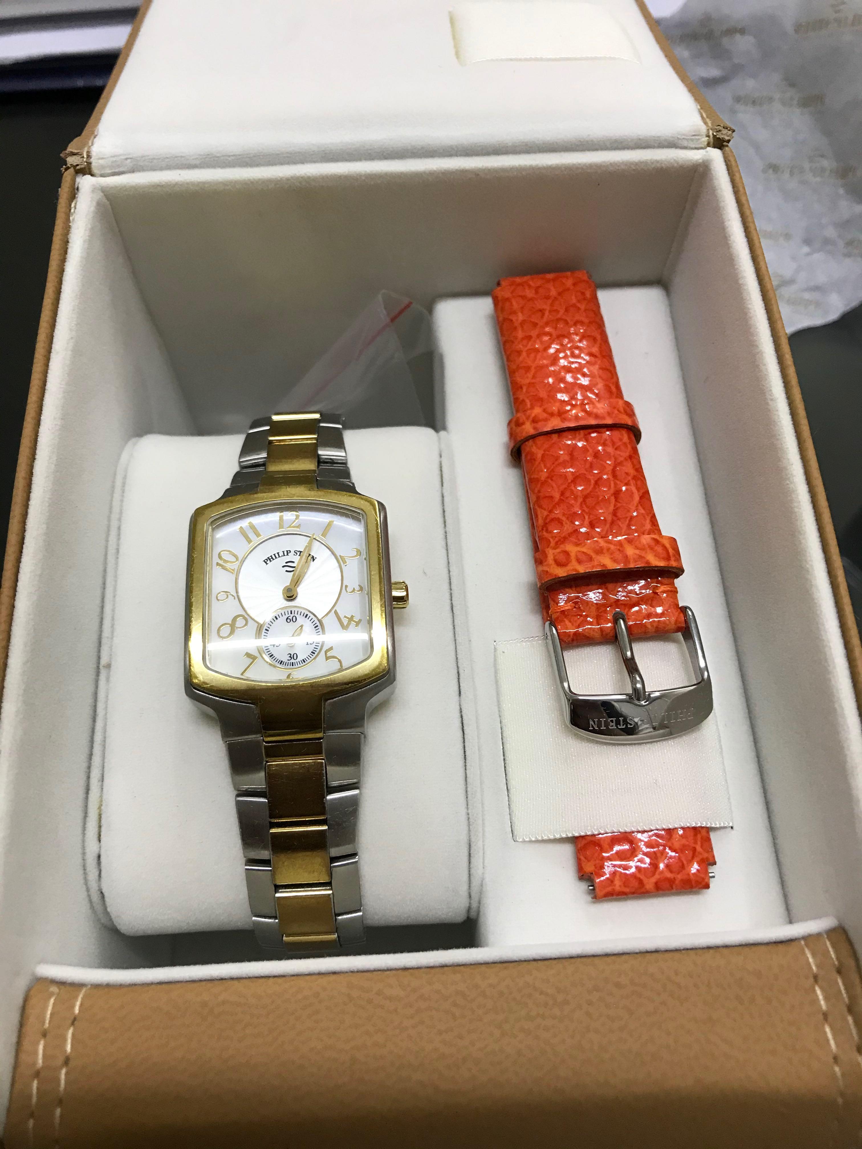 philip stein square watch