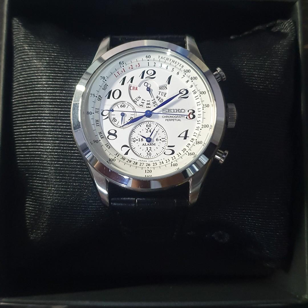 Seiko Neo Classic Perpetual Calendar, Luxury, Watches on Carousell