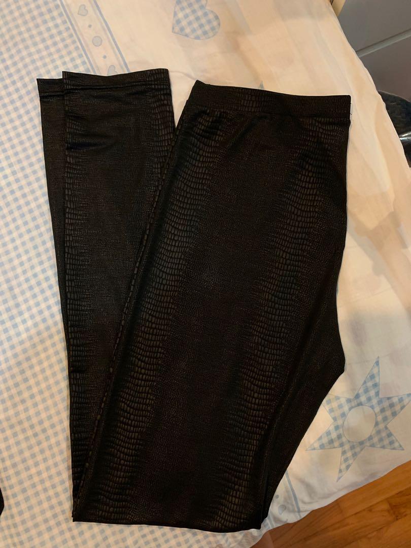 Size M Zara Faux Snakeskin Leggings Fortune30