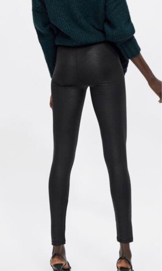 Snakeskin leggings zara hotsell