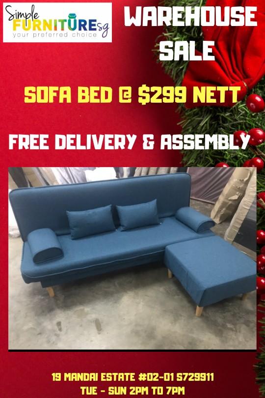 Sofa Bed Warehouse Sale, Furniture & Home Living, Furniture, Sofas on