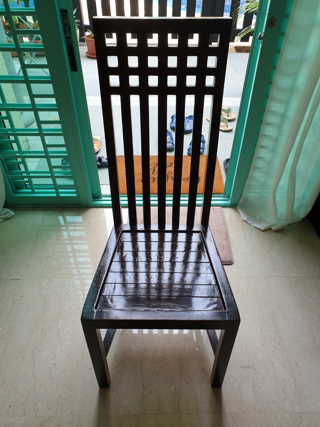 Solid Wood Dining Chair, Furniture & Home Living, Furniture, Chairs on