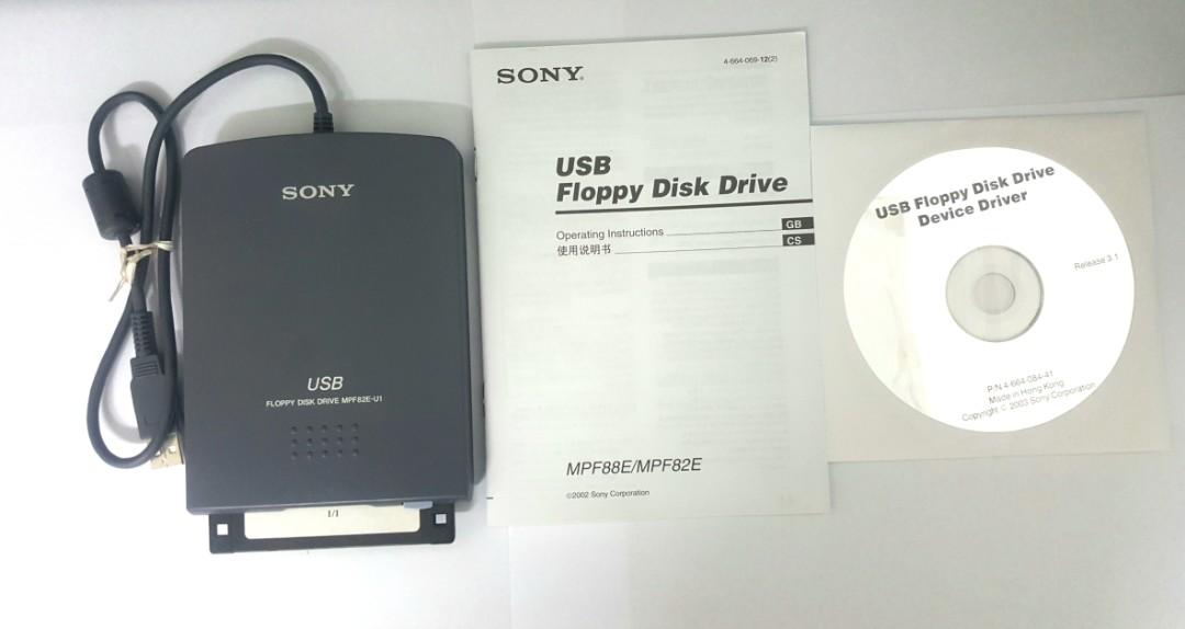 Sony USB Floppy Disk Drive, Computers & Tech, Parts & Accessories, Hard