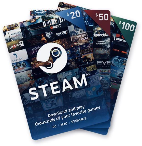 Buy Steam Gift Cards Online - Email Delivery - MyGiftCardSupply