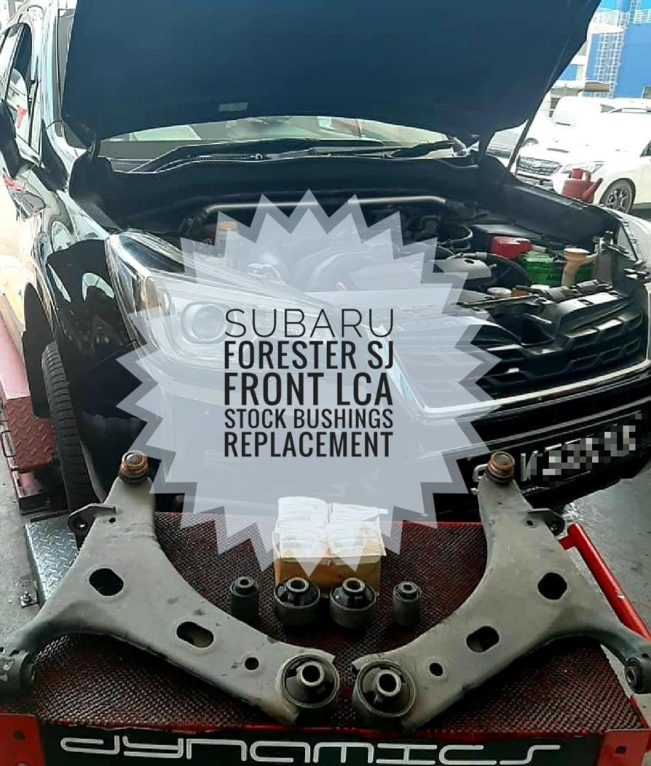 2015 subaru forester control arm bushing replacement