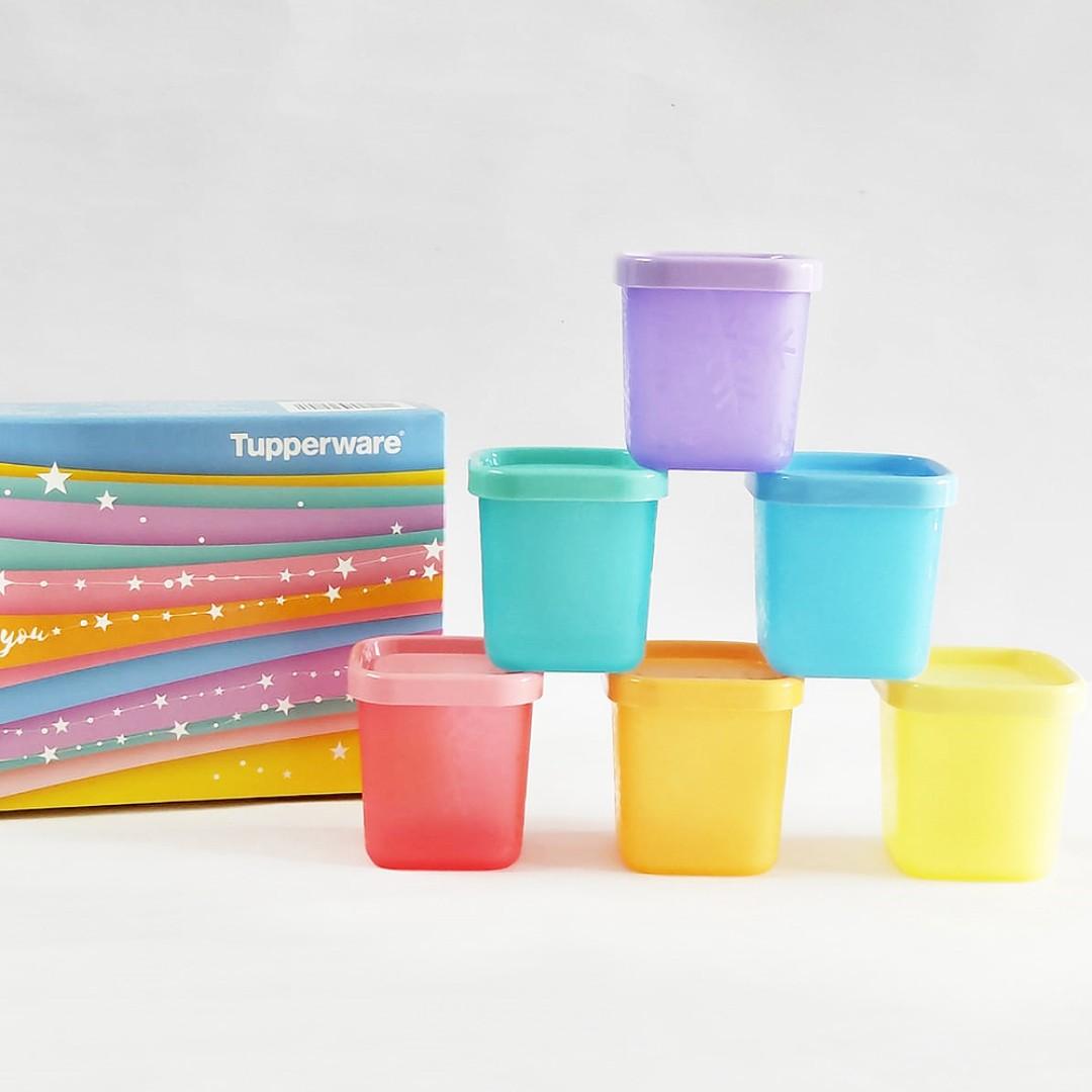 Tupperware Rainbow Cubes Gift Set (6 Pcs) 80ml Handy Containers For ...