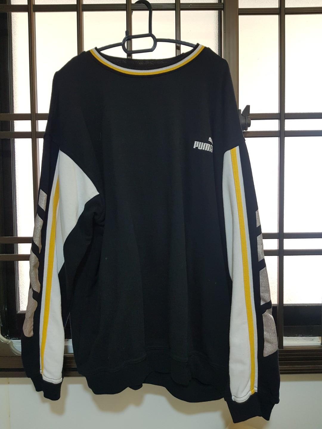 Puma hot sale yellow sweater
