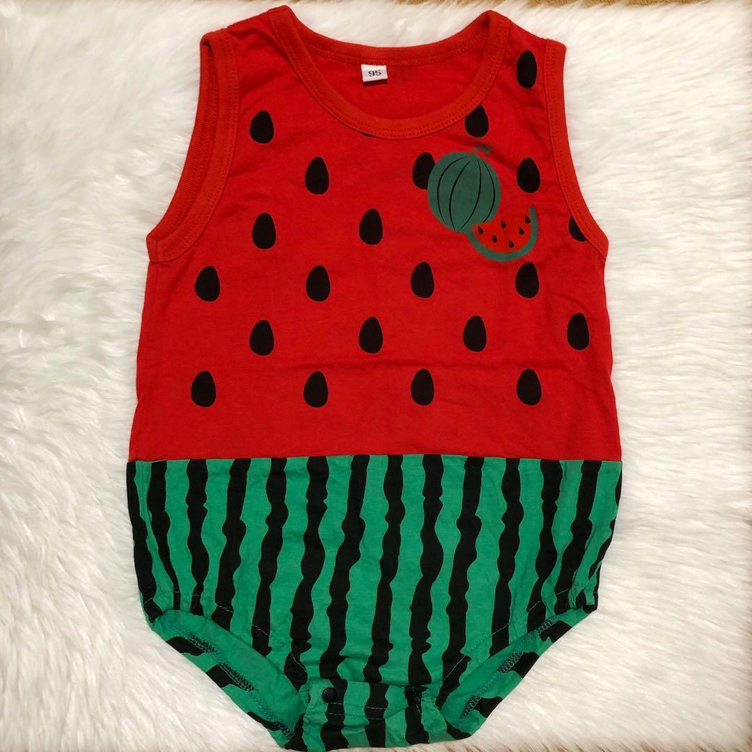 watermelon romper baby