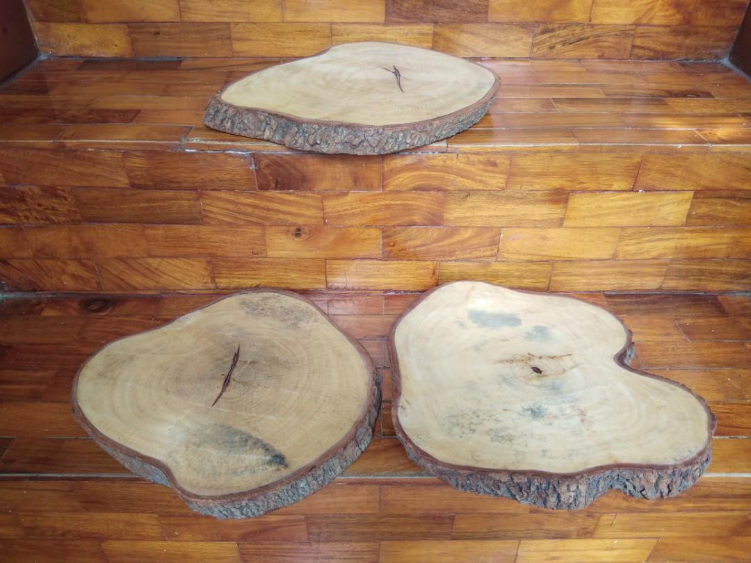 Wooden Rustic Cake Board Tree Slab (Category: Tables & Sets) located in Las Pinas. Submitted by kdth_ (Listing ID 263278964, Image 1). Description: See pictures Located in Las Piñas City Shipping or pick up care of buyer Message me for details.