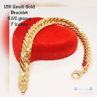 Men’s bracelet thick saudi gold