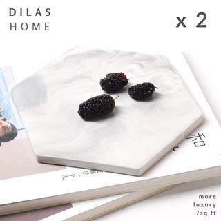 DILAS HOME | Marble Texture Coaster