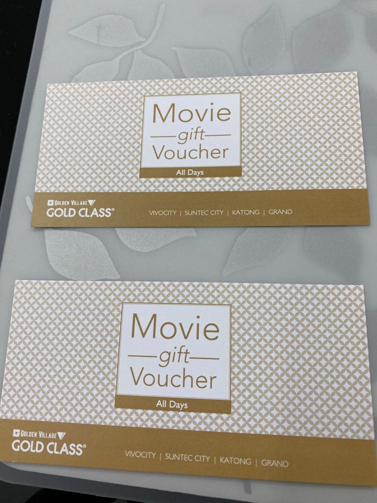 1 pair gold class tickets (all days), Tickets & Vouchers, Vouchers on Carousell