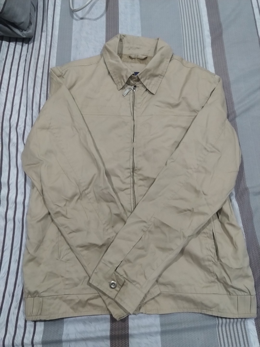 beige coach jacket