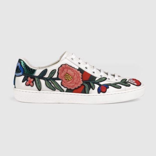 Gucci flower shoes mens new arrivals