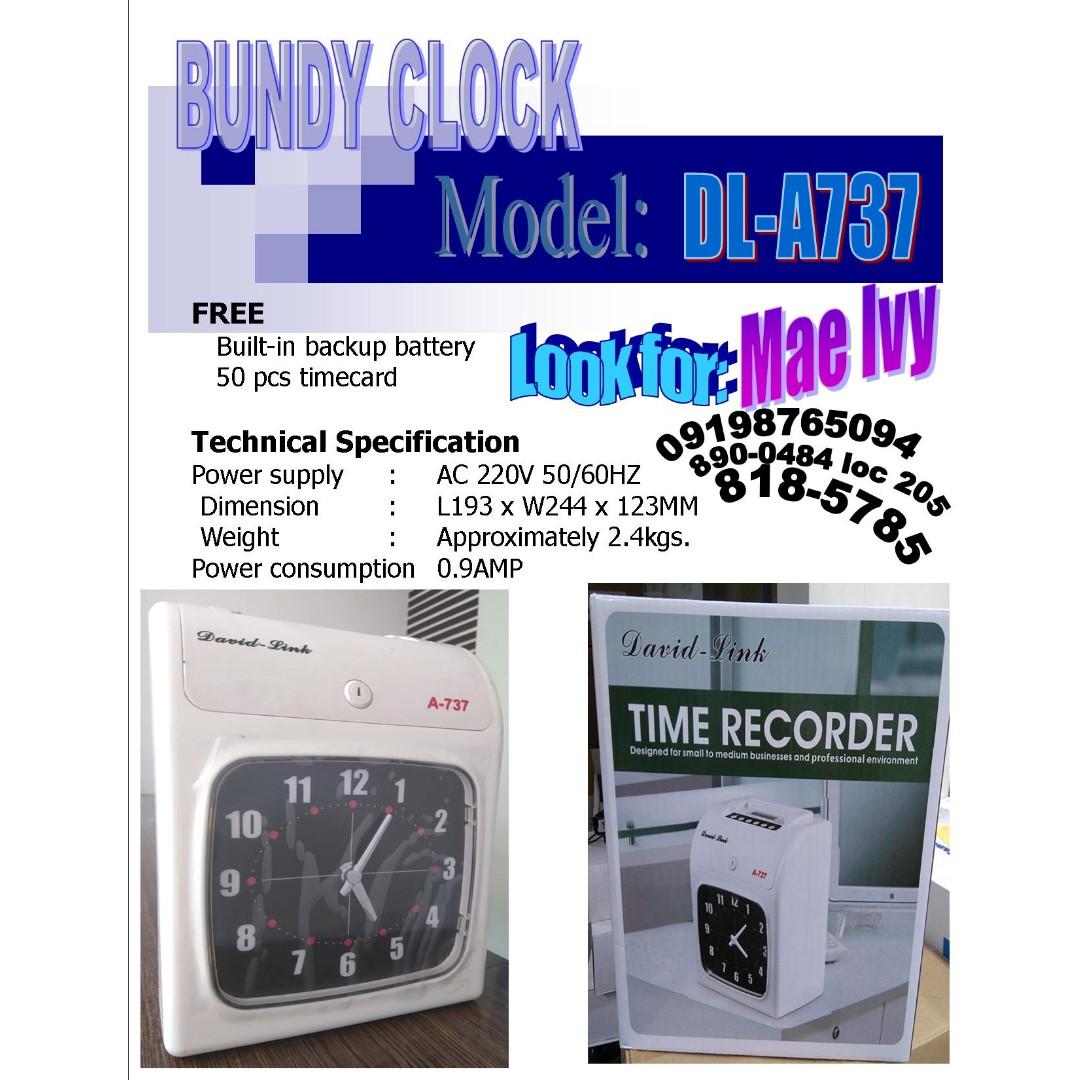 Bundy Clock Time Recorder, Audio, Voice Recorders on Carousell