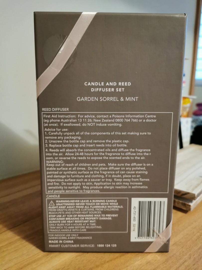 Candle And Reed Diffuser Kmart, Furniture & Home Living, Home Decor